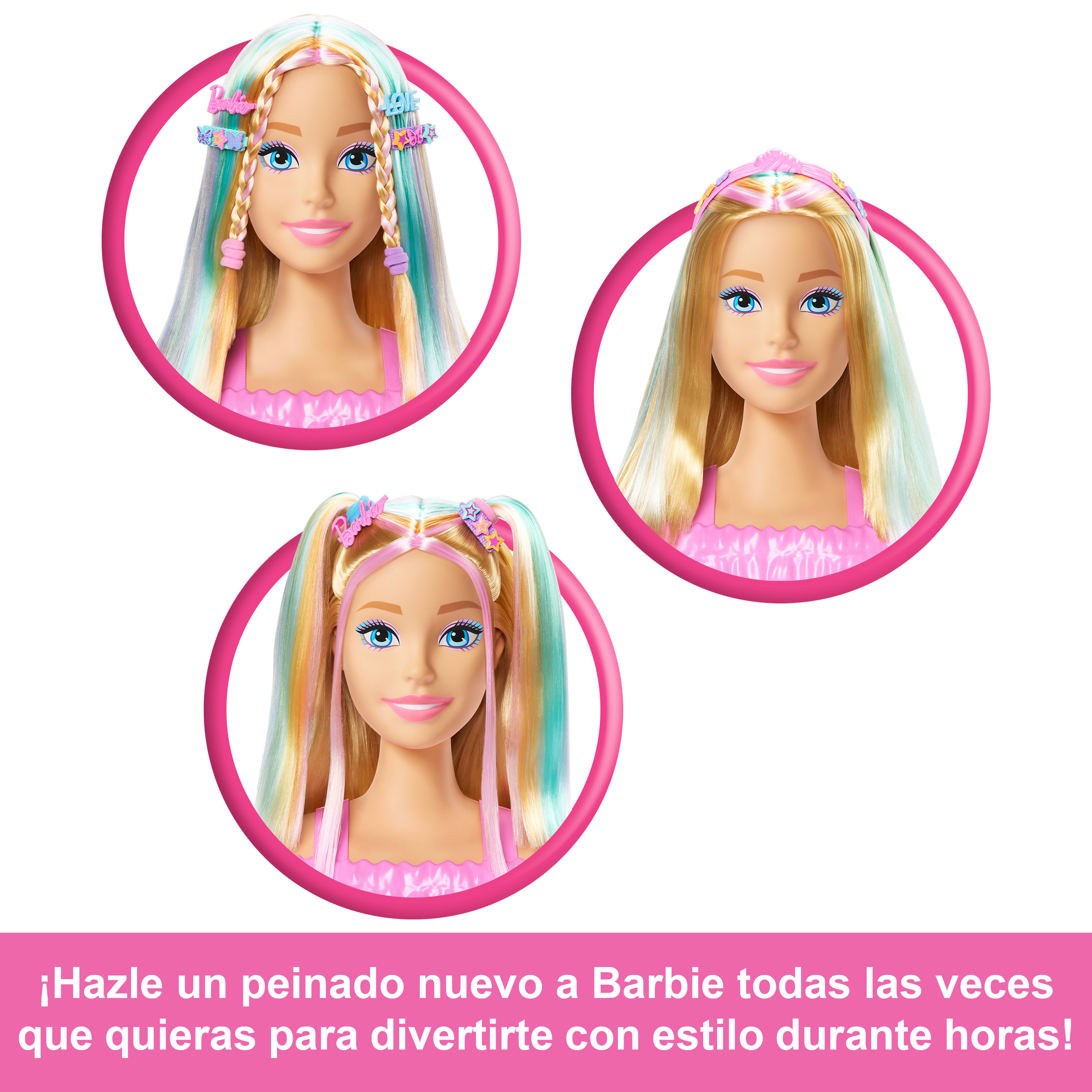 Barbie Cabeza rubia de muñeca para peinar Deluxe Mattel 4