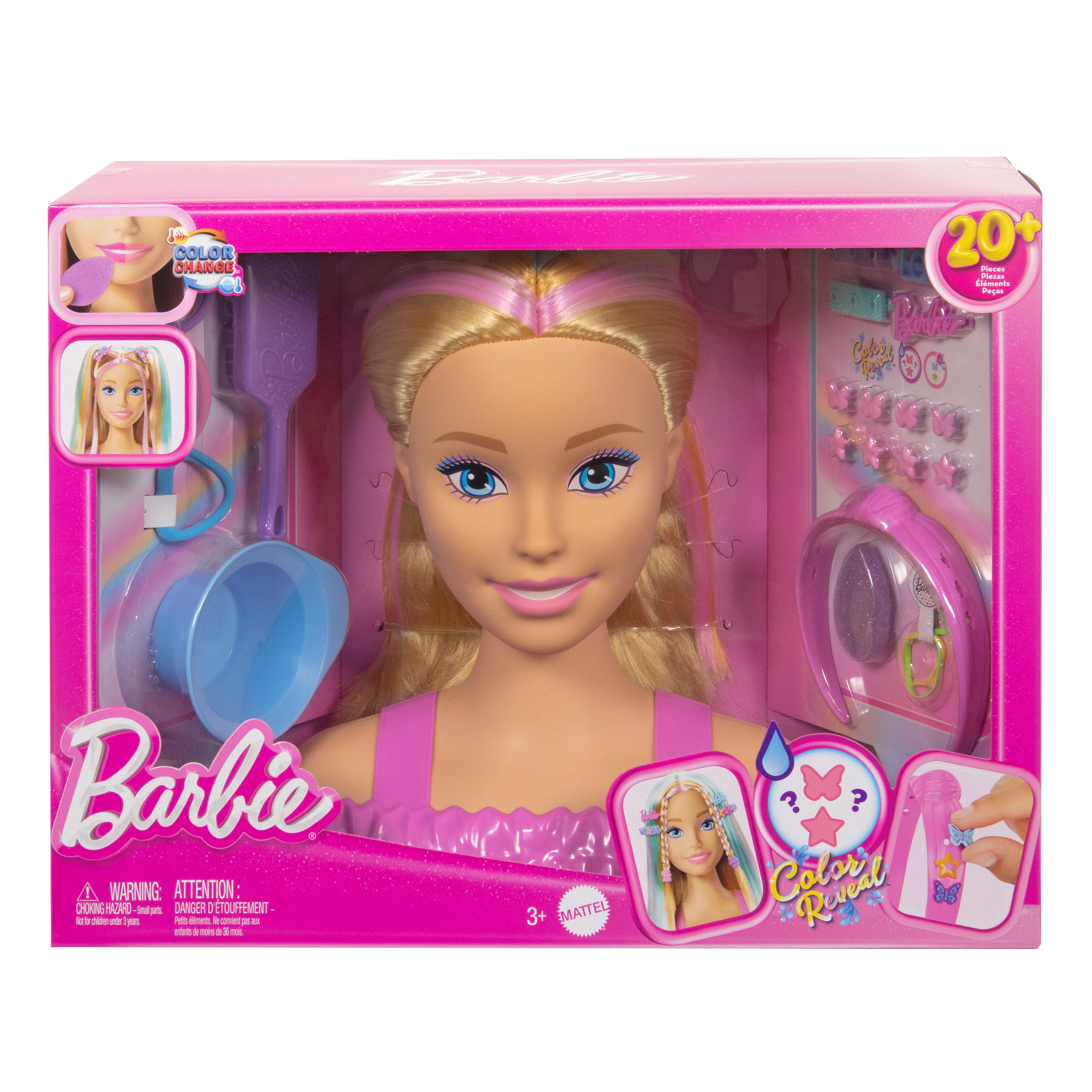 Barbie Cabeza rubia de muñeca para peinar Deluxe Mattel 6