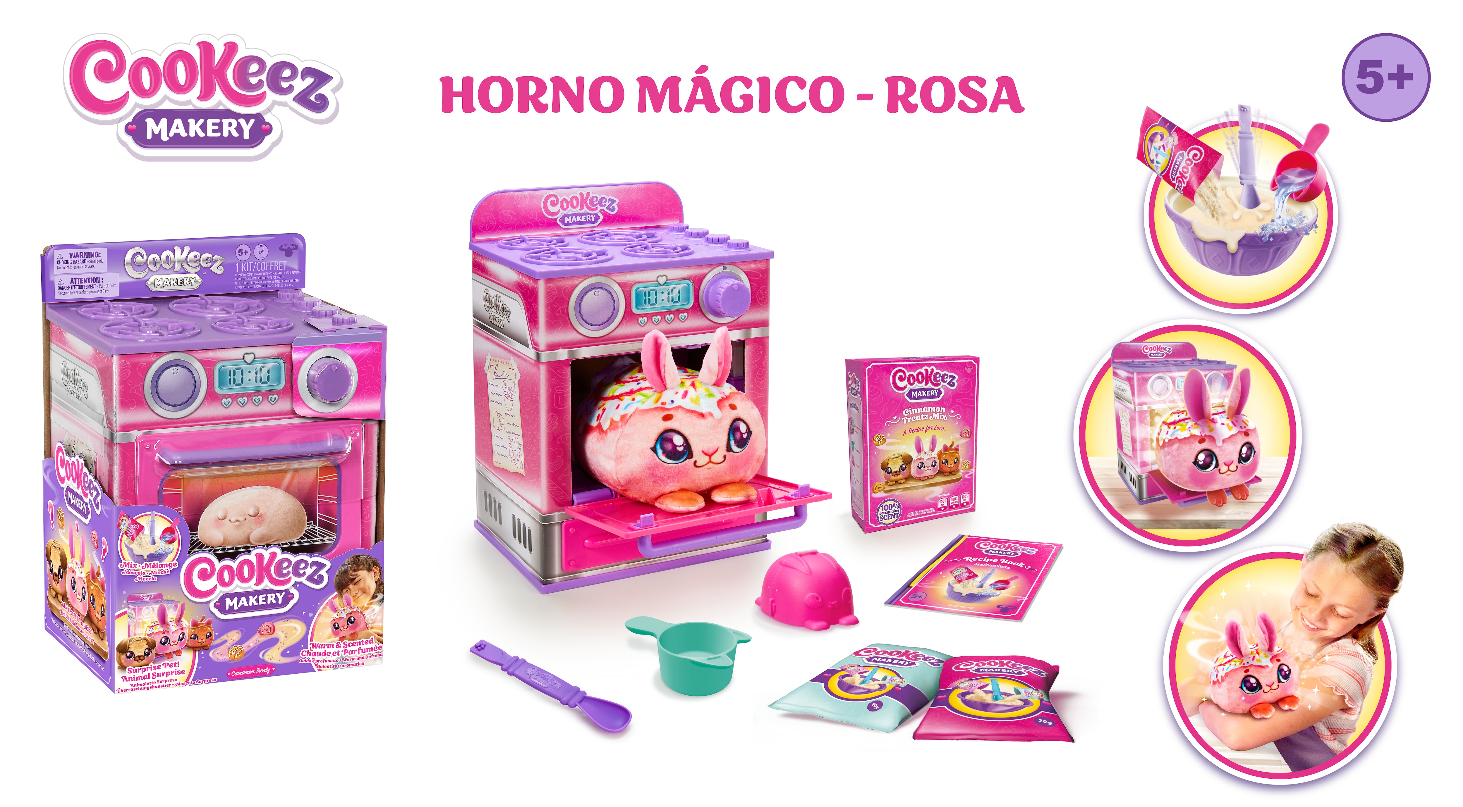 Horno Mágico Rosa Cookeez Makery Moose 3
