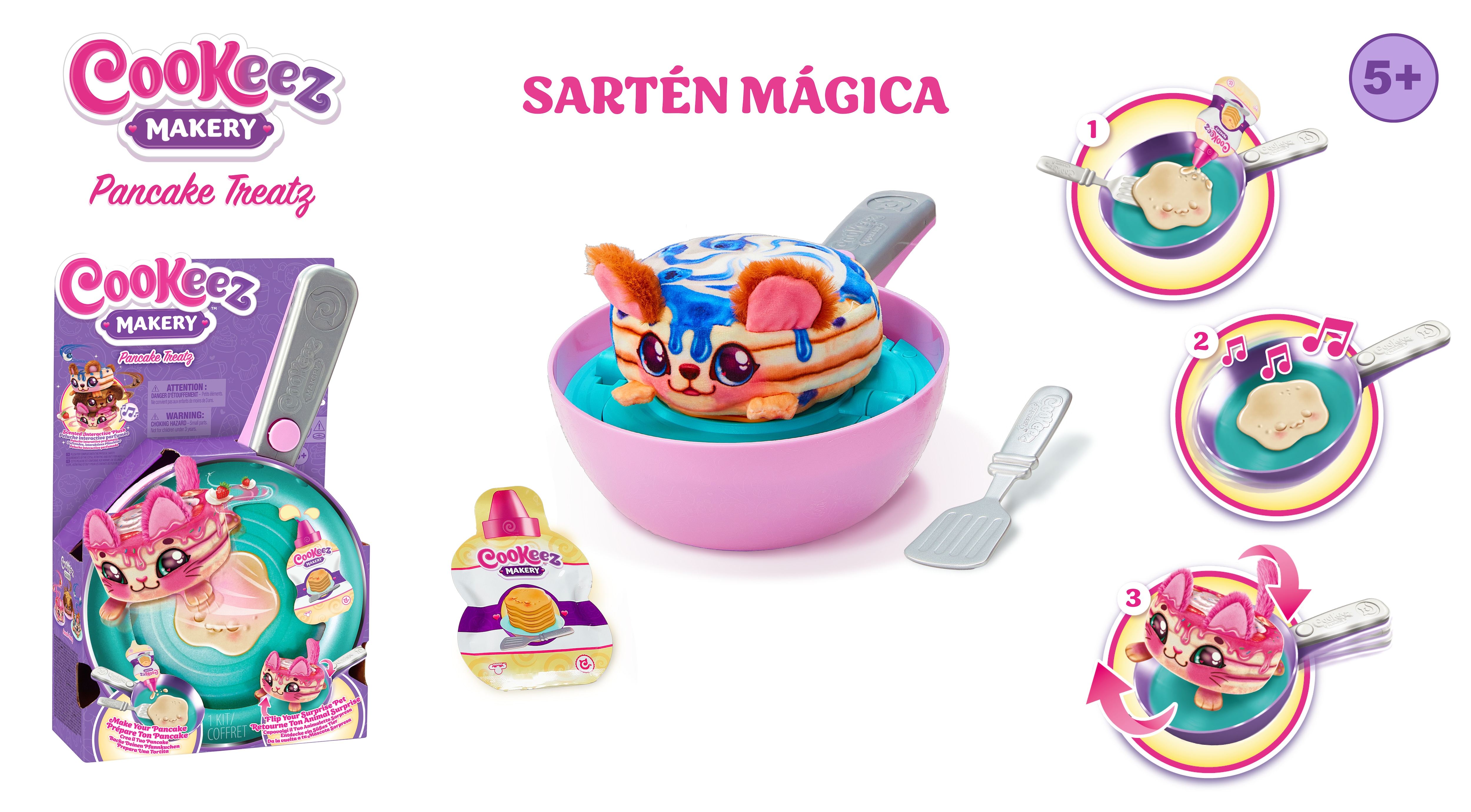 Sartén Mágica Cookeez Makery Moose modelos surtidos 3