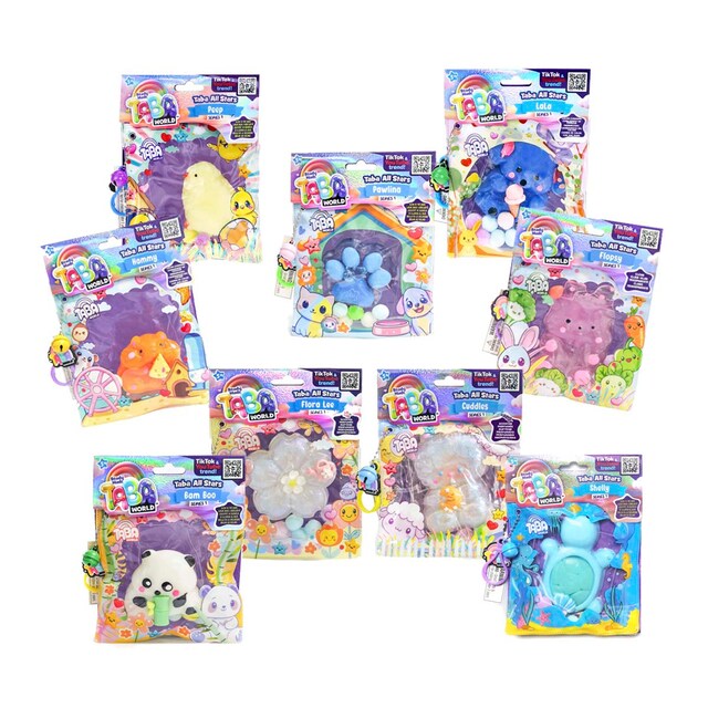 Imagen 0 de Figura blandita con accesorios Taba World Squishy Bizak modelos surtidos