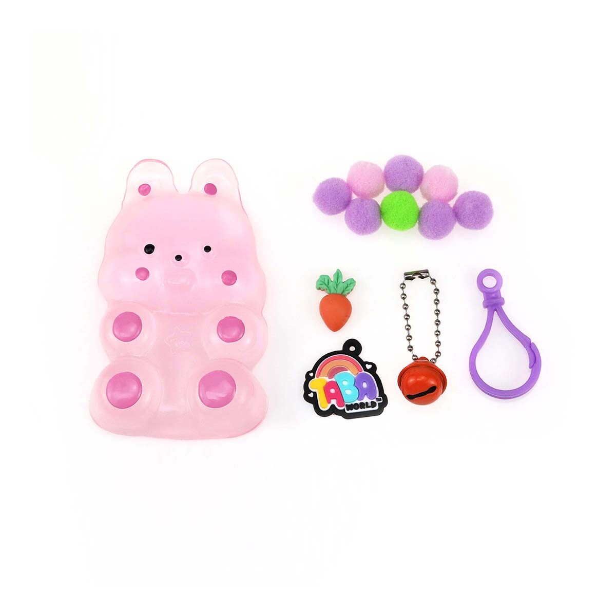 Figura blandita con accesorios Taba World Squishy Bizak modelos surtidos 10