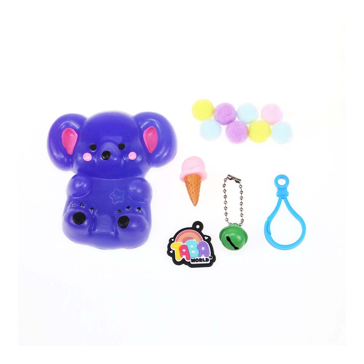 Figura blandita con accesorios Taba World Squishy Bizak modelos surtidos 19