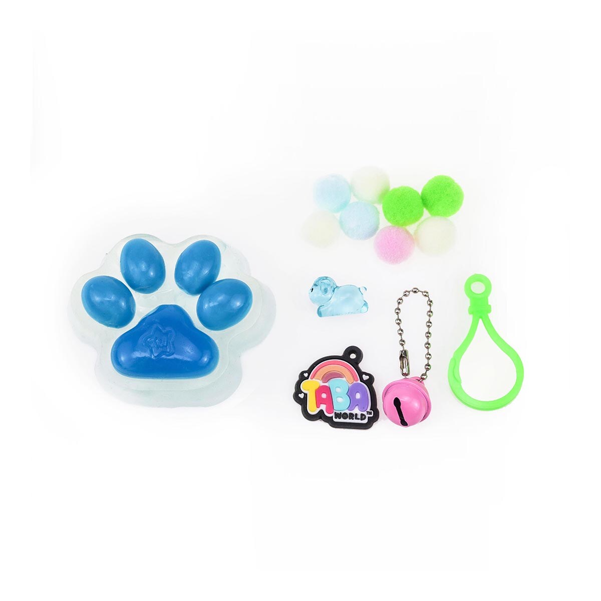 Figura blandita con accesorios Taba World Squishy Bizak modelos surtidos 22