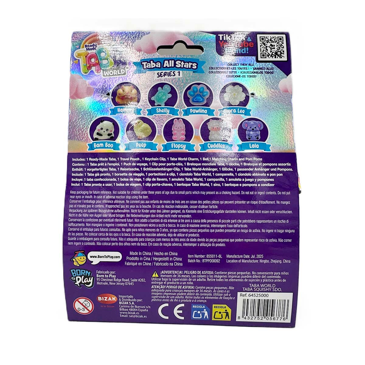Figura blandita con accesorios Taba World Squishy Bizak modelos surtidos 29