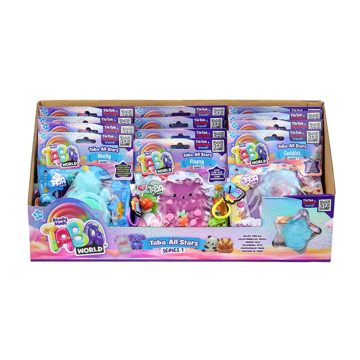 Figura blandita con accesorios Taba World Squishy Bizak modelos surtidos 30