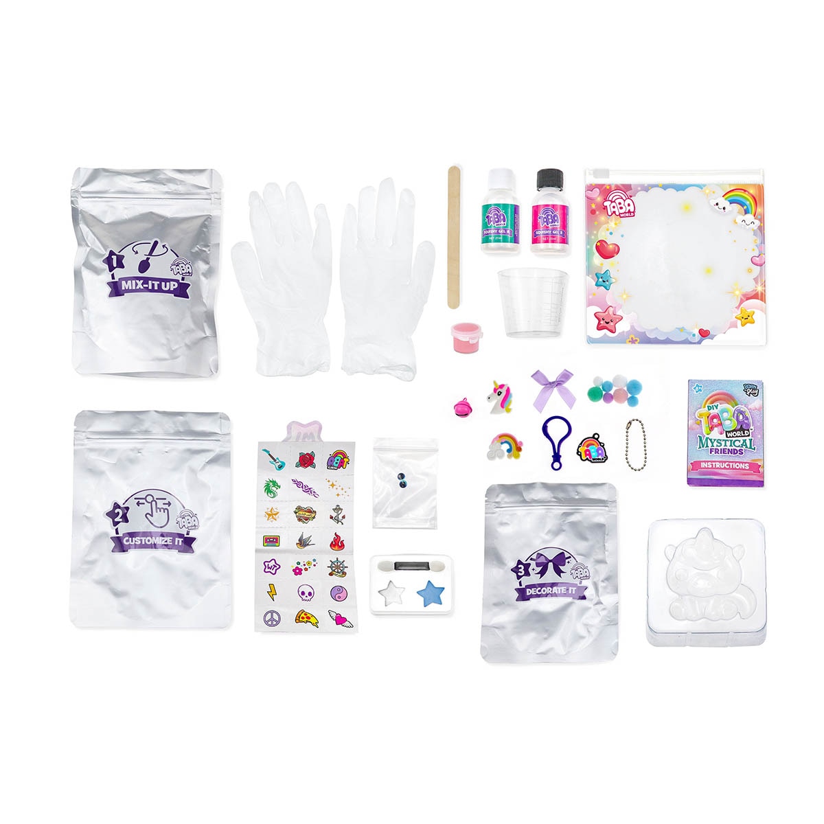 Set para crear tu taba squishy Taba World Squishy Bizak modelos surtidos 5