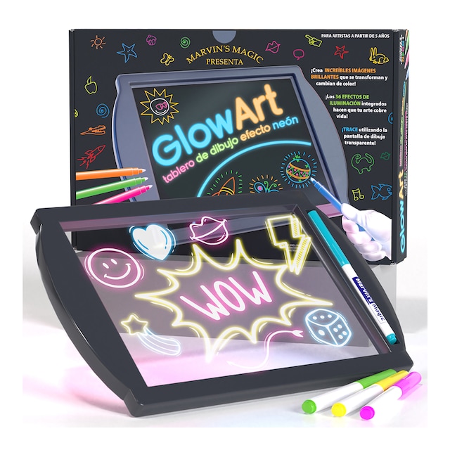 Imagen 0 de Juego de manualidades Glow Art Black Marvin's Magic