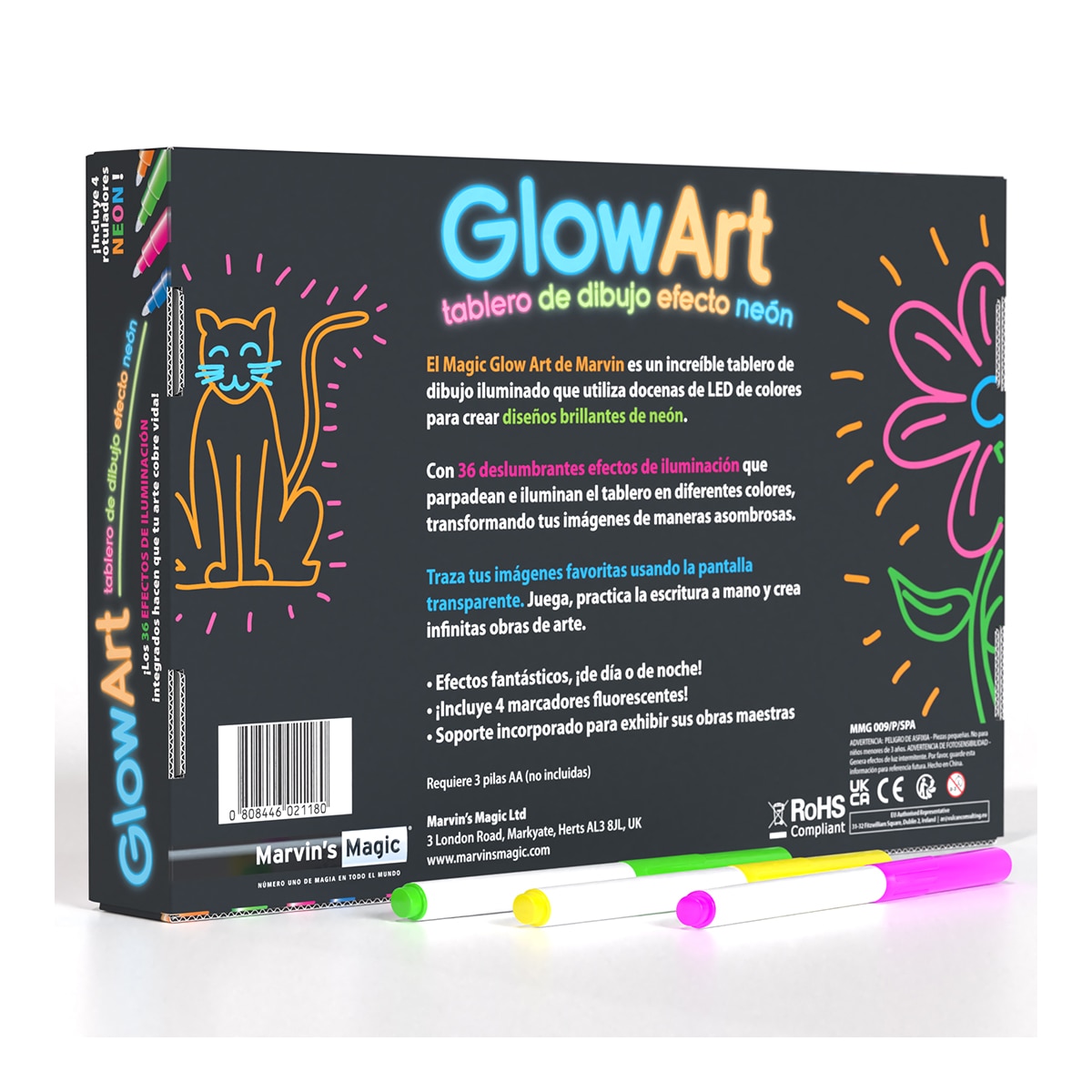 Juego de manualidades Glow Art Pink Marvin's Magic 5