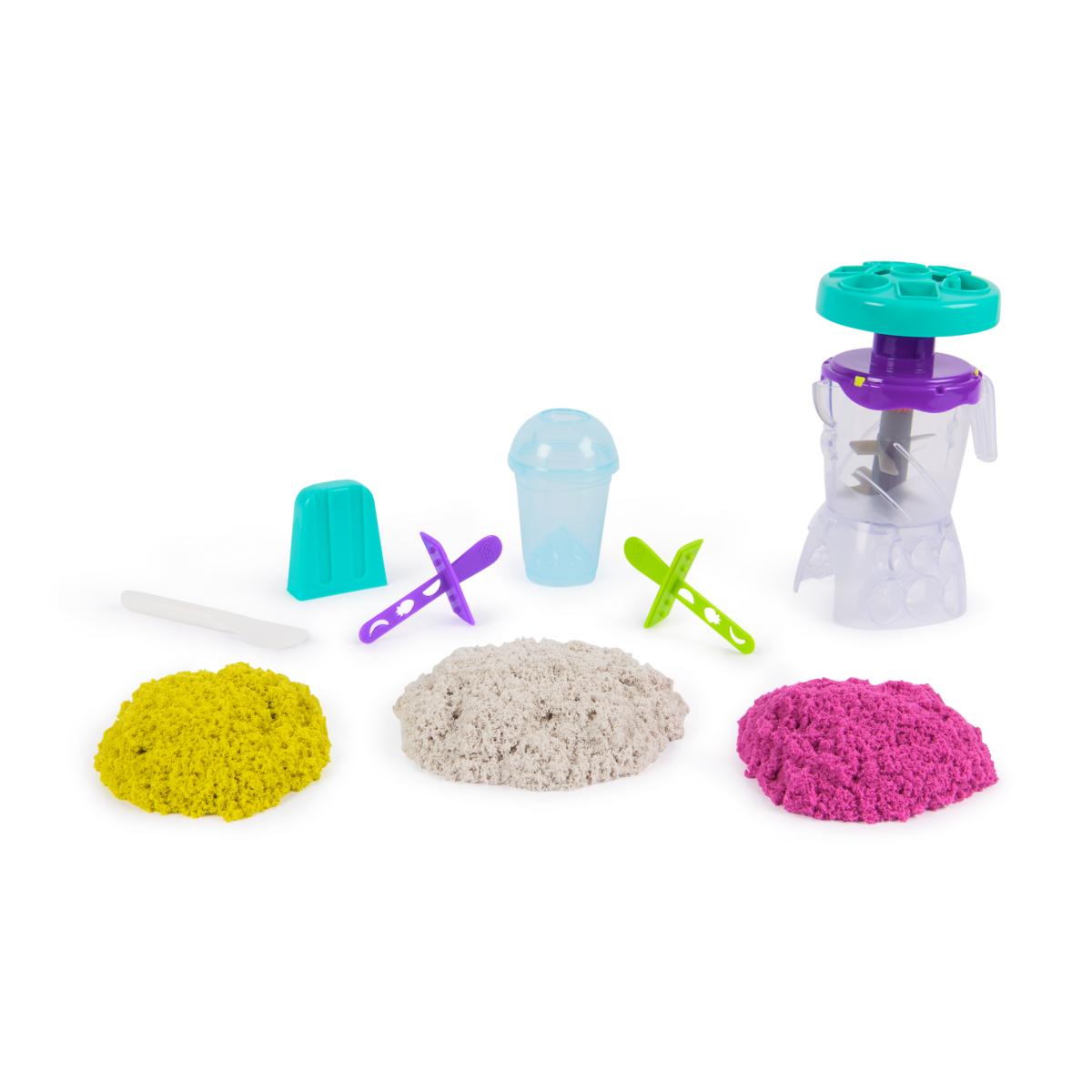 Juego creativo Batidora Smoothies Kinetic Sand Spin Master 4