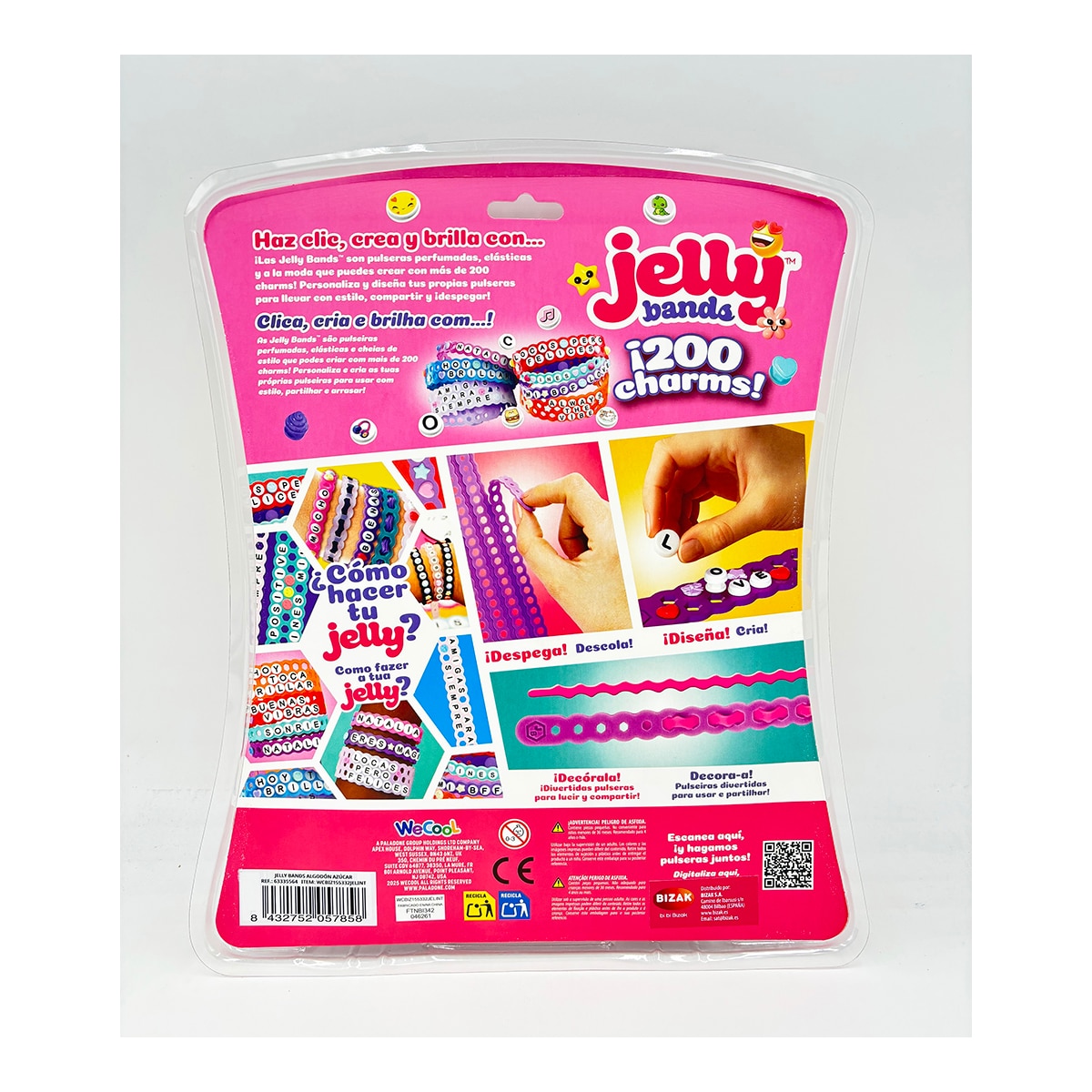Manualidades Pulseras Jelly bands Bizak modelos surtidos 14