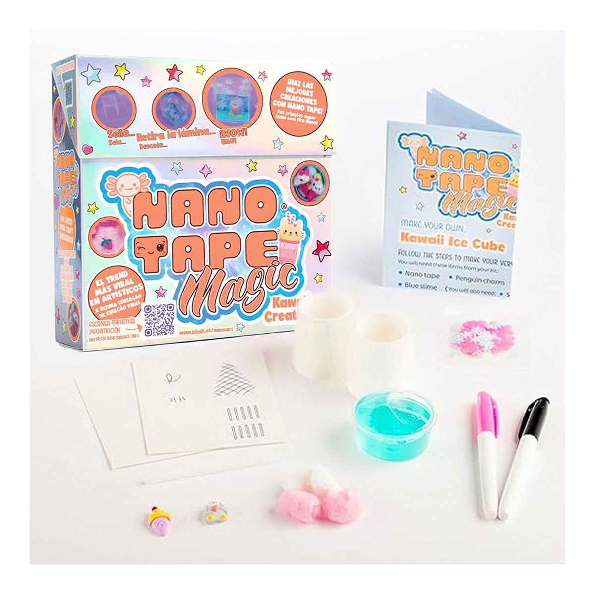 Manualidades Cinta para hacer creaciones Nano Tape Kawaii creations Bizak 6