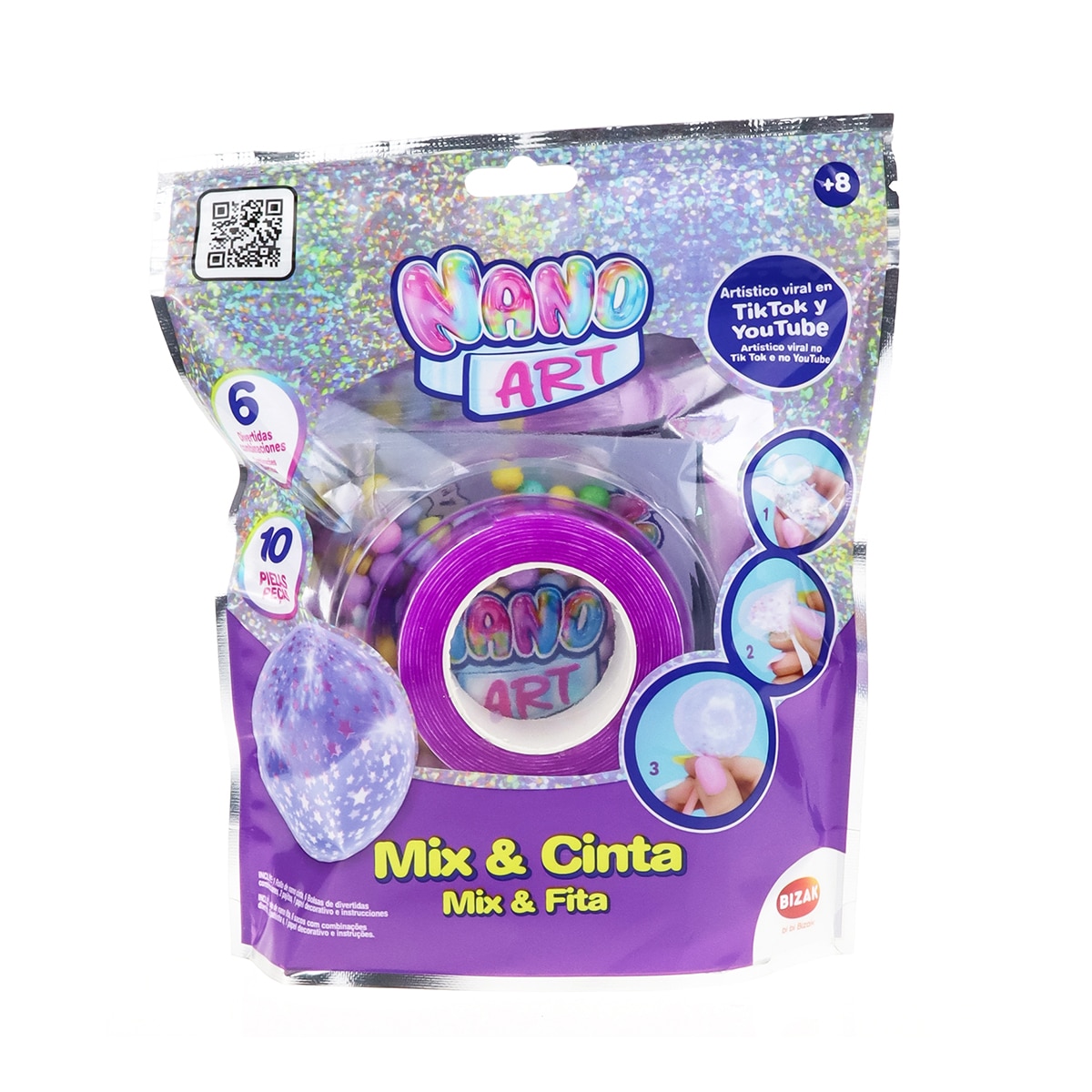 Imagen 0 de Manualidades Cinta para hacer creaciones Nano Art Mix & Cinta Bizak