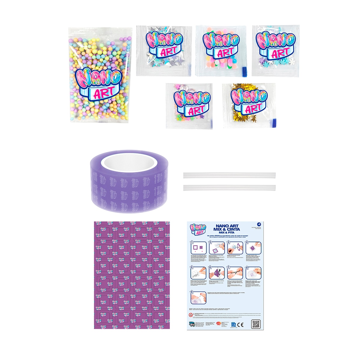Manualidades Cinta para hacer creaciones Nano Art Mix & Cinta Bizak 3