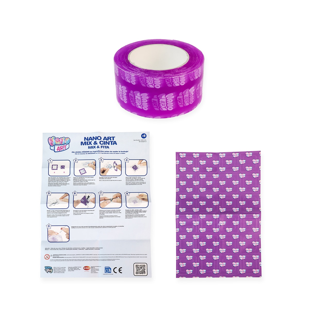 Manualidades Cinta para hacer creaciones Nano Art Mix & Cinta Bizak 4