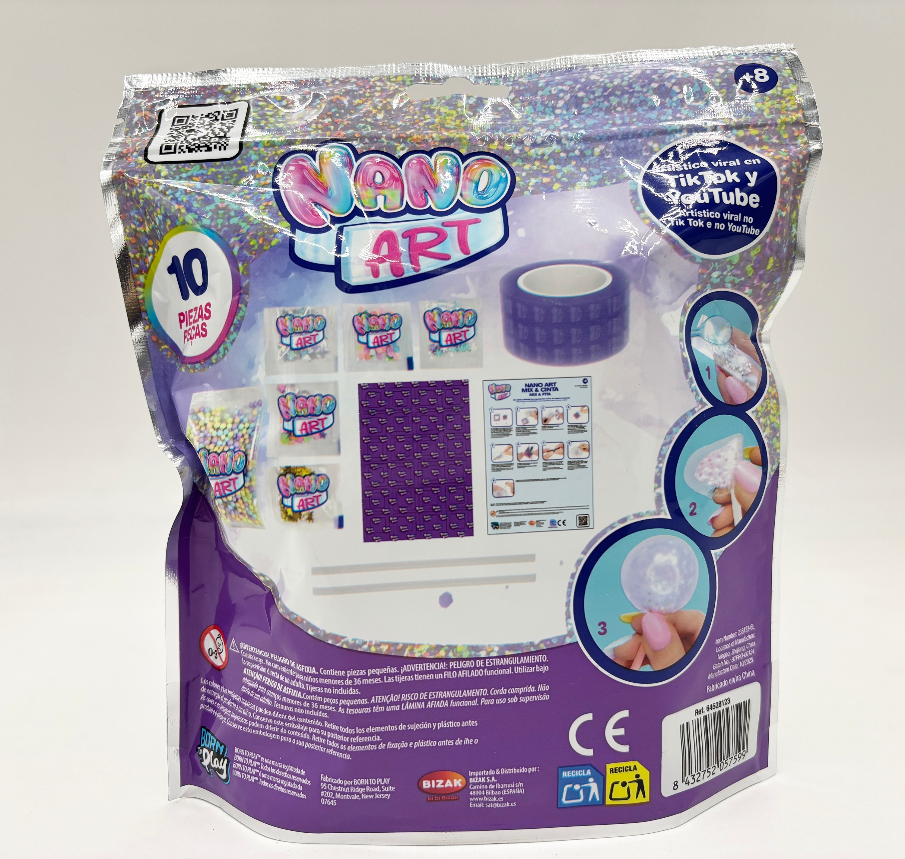 Manualidades Cinta para hacer creaciones Nano Art Mix & Cinta Bizak 10