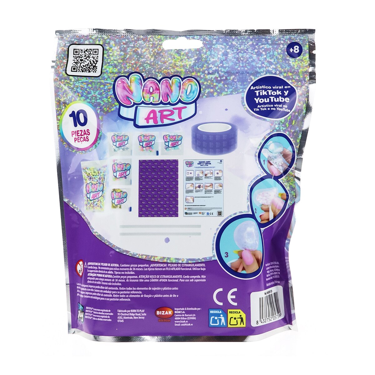Manualidades Cinta para hacer creaciones Nano Art Mix & Cinta Bizak 11