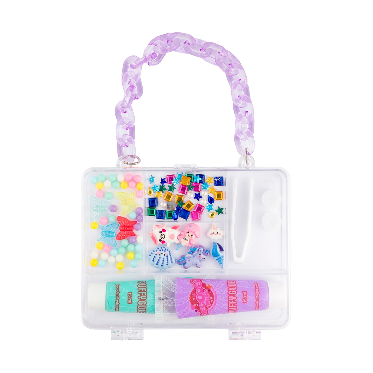 Manualidades Falsa crema para decorar Decoden magic maletín Kawaii Maletín unicornio Bizak modelos surtidos 13