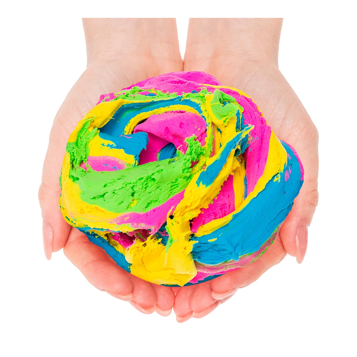 Manualidades Slime Butter cloudz cubo rainbow cotton candy Bizak 6