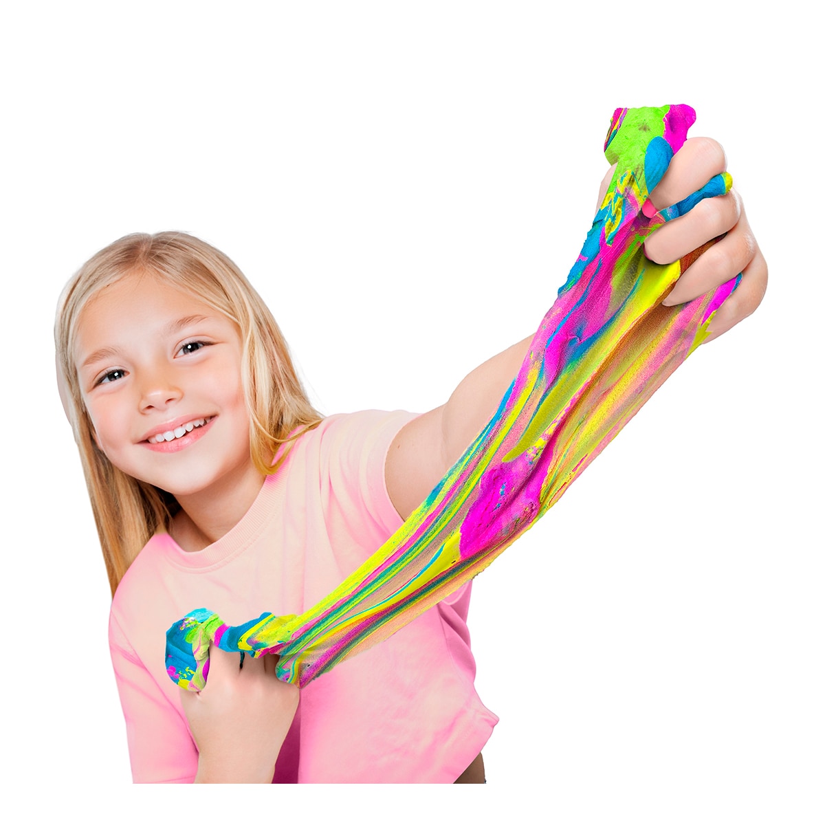 Manualidades Slime Butter cloudz cubo rainbow cotton candy Bizak 7