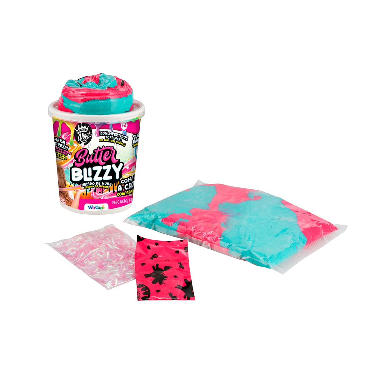 Manualidades Slime Butter Blizzy helado de nube Bizak 4