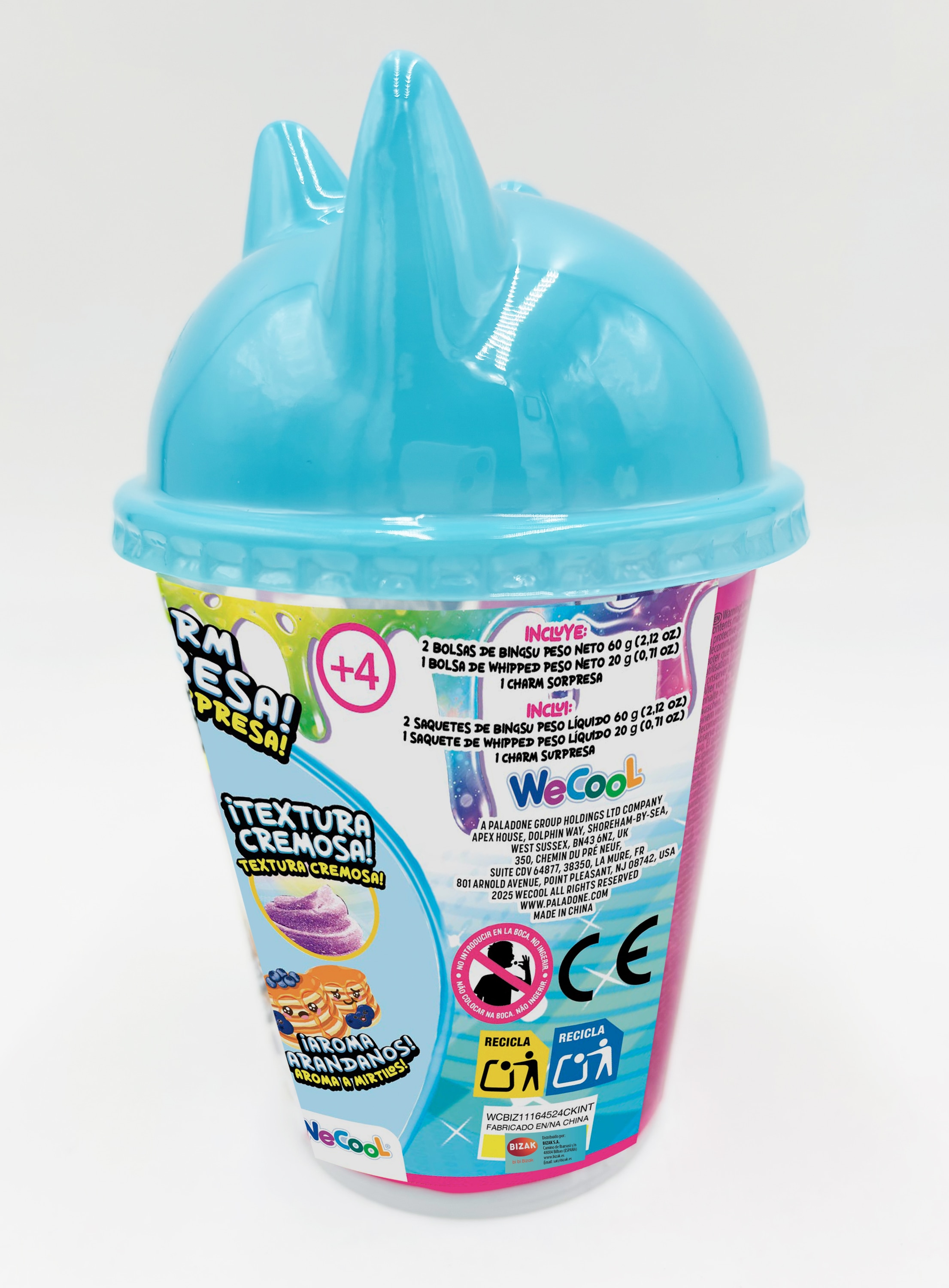 Manualidades Slime Bingsu cuties slime mascotas sorpresa 3 colores surtidos Bizak 6