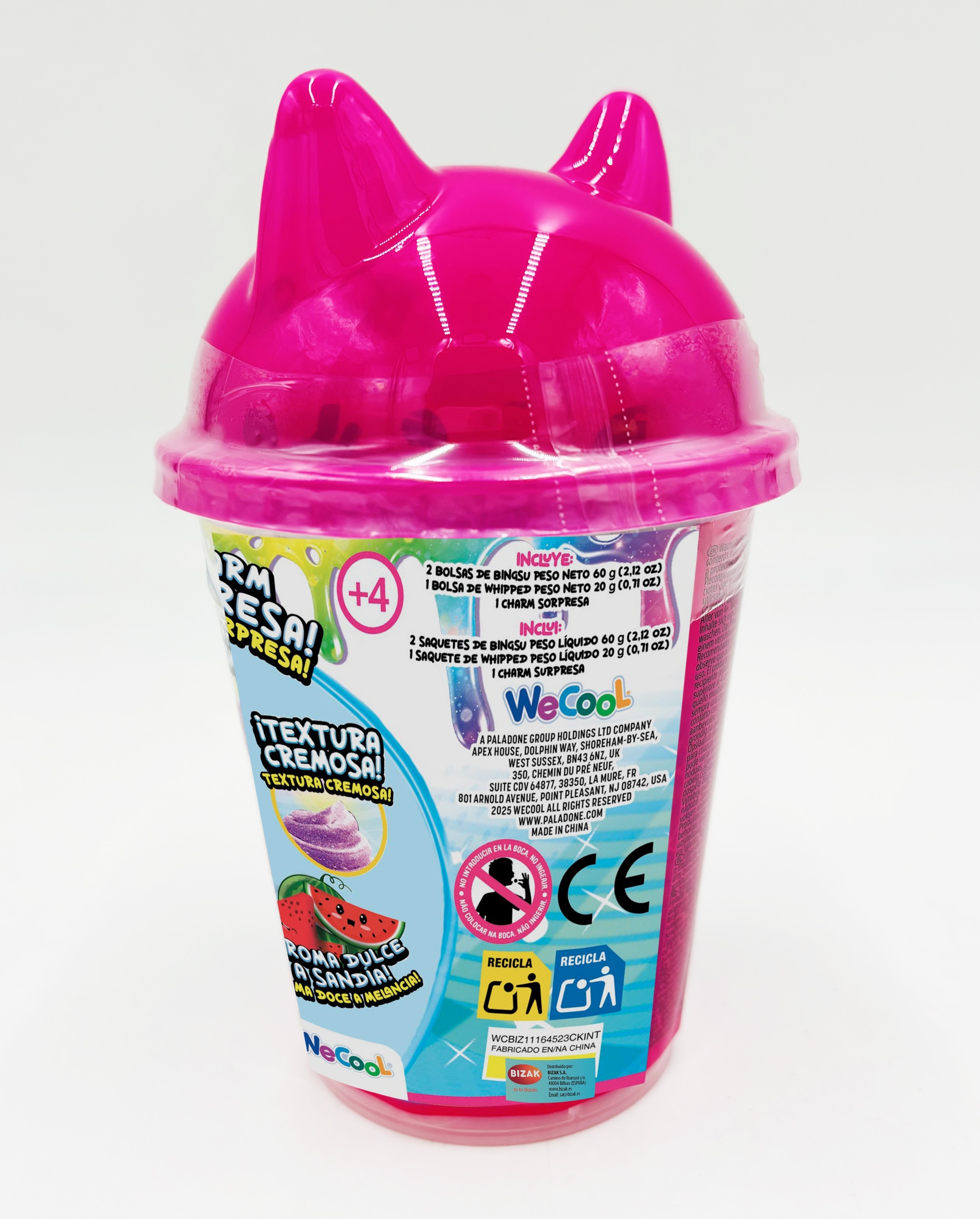 Manualidades Slime Bingsu cuties slime mascotas sorpresa 3 colores surtidos Bizak 11