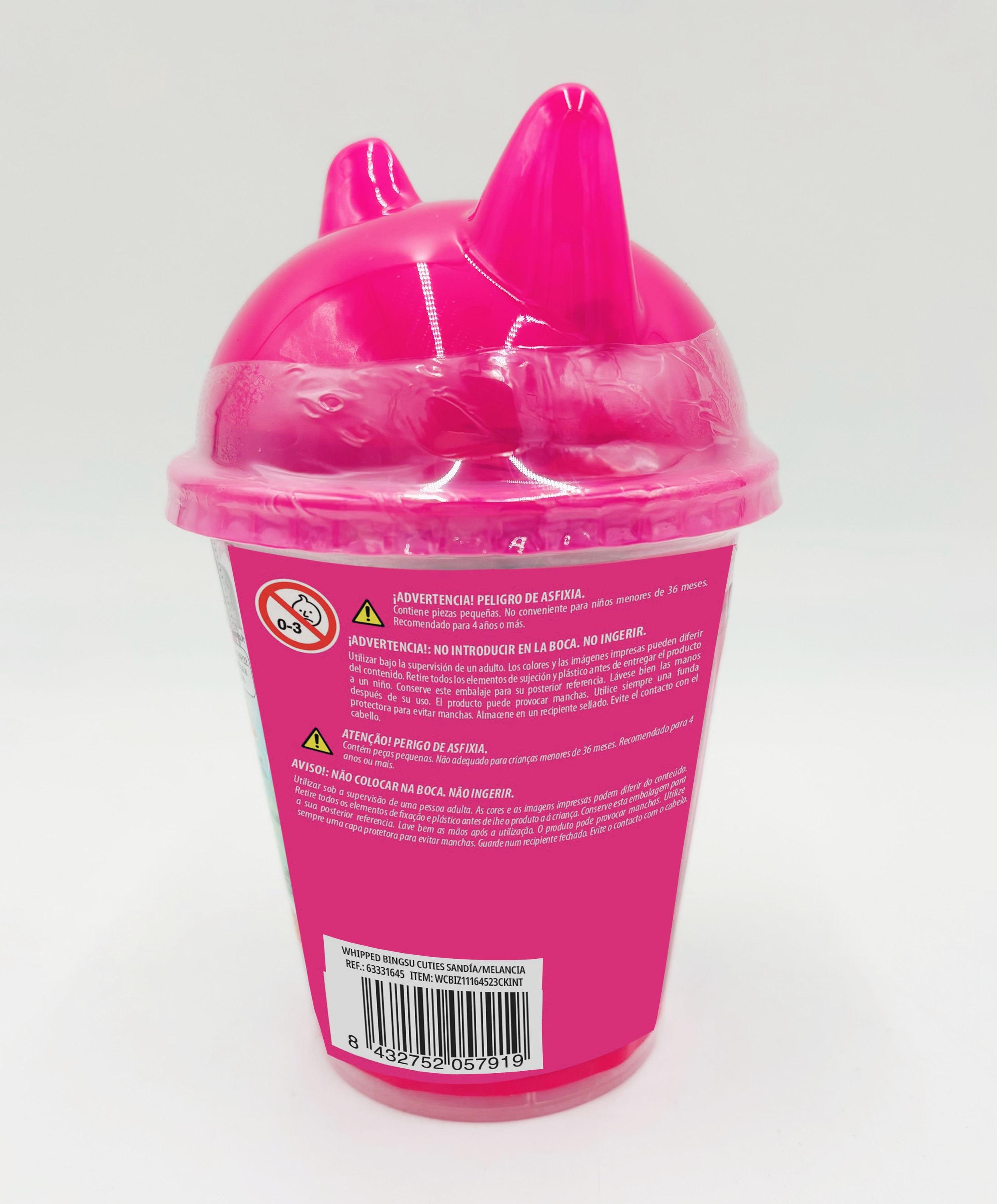 Manualidades Slime Bingsu cuties slime mascotas sorpresa 3 colores surtidos Bizak 12