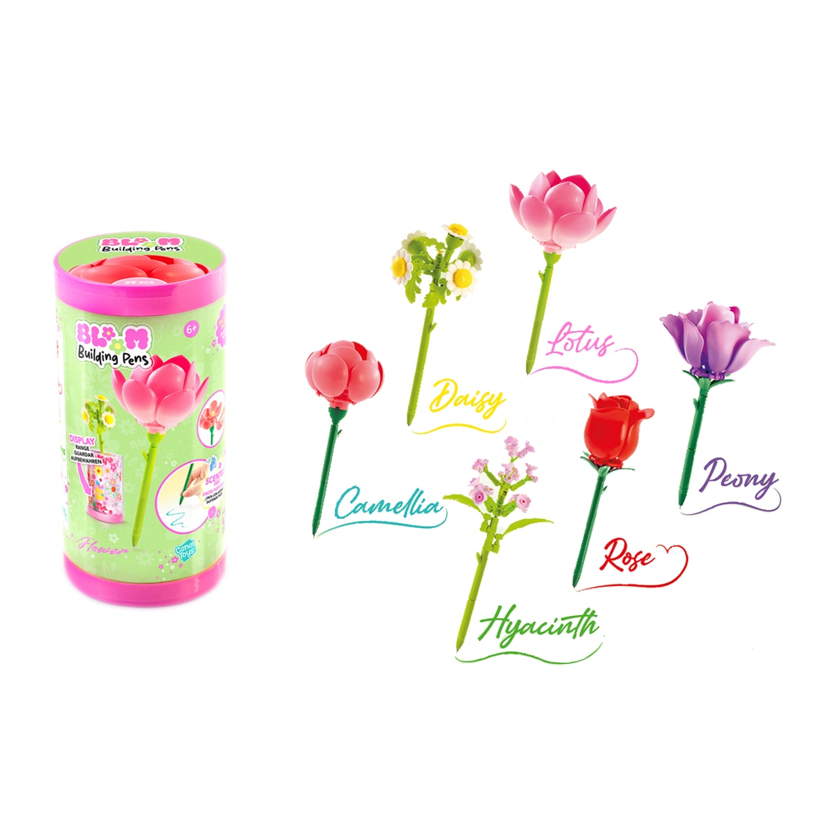 Imagen 0 de Bolígrafo Construye Tu Floryboli Building Pens Canal Toys
