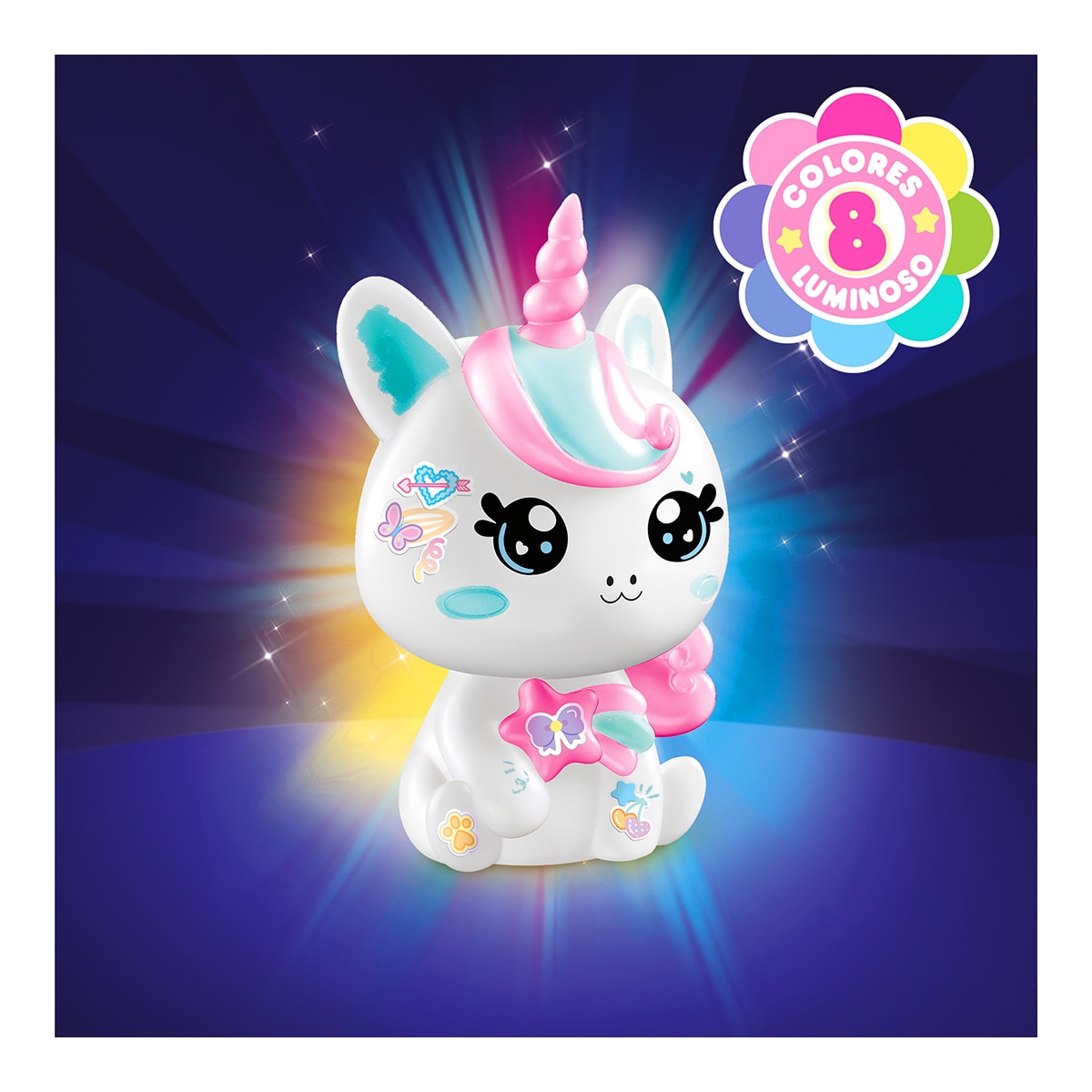Unicornio Diy Kawaii Con Luz Style4Ever Canal Toys 5