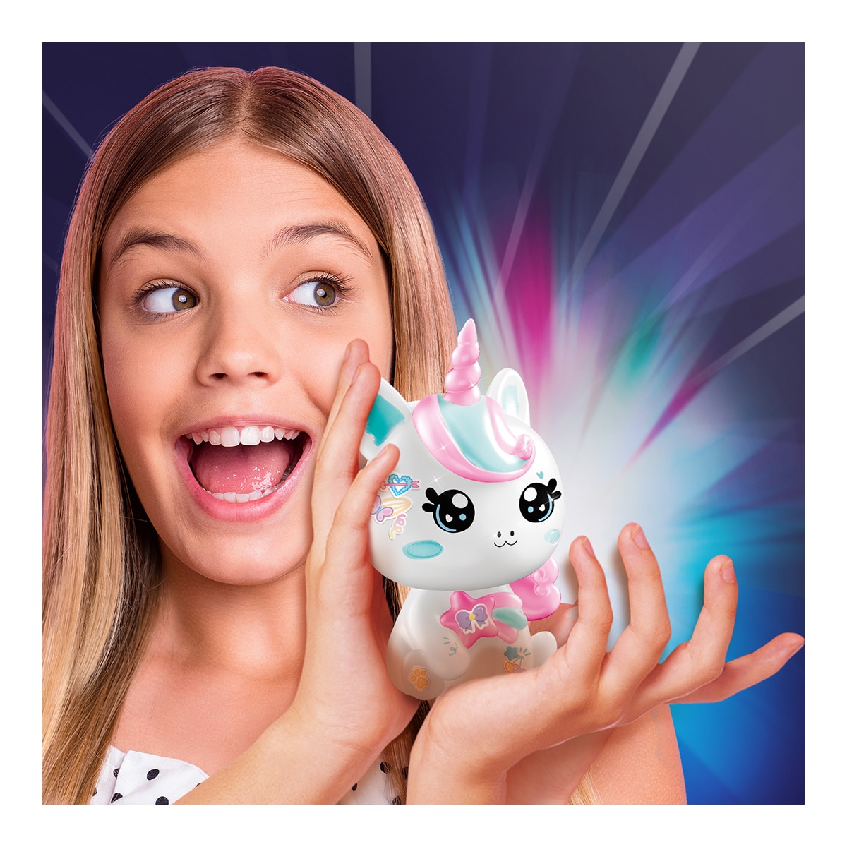 Unicornio Diy Kawaii Con Luz Style4Ever Canal Toys 6