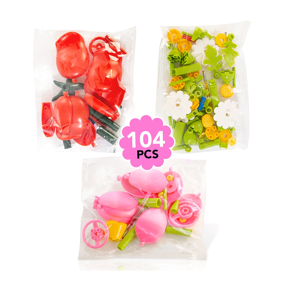 Bolígrafo Construye Tu Floryboli Pack 3 Building Pens Canal Toys 2