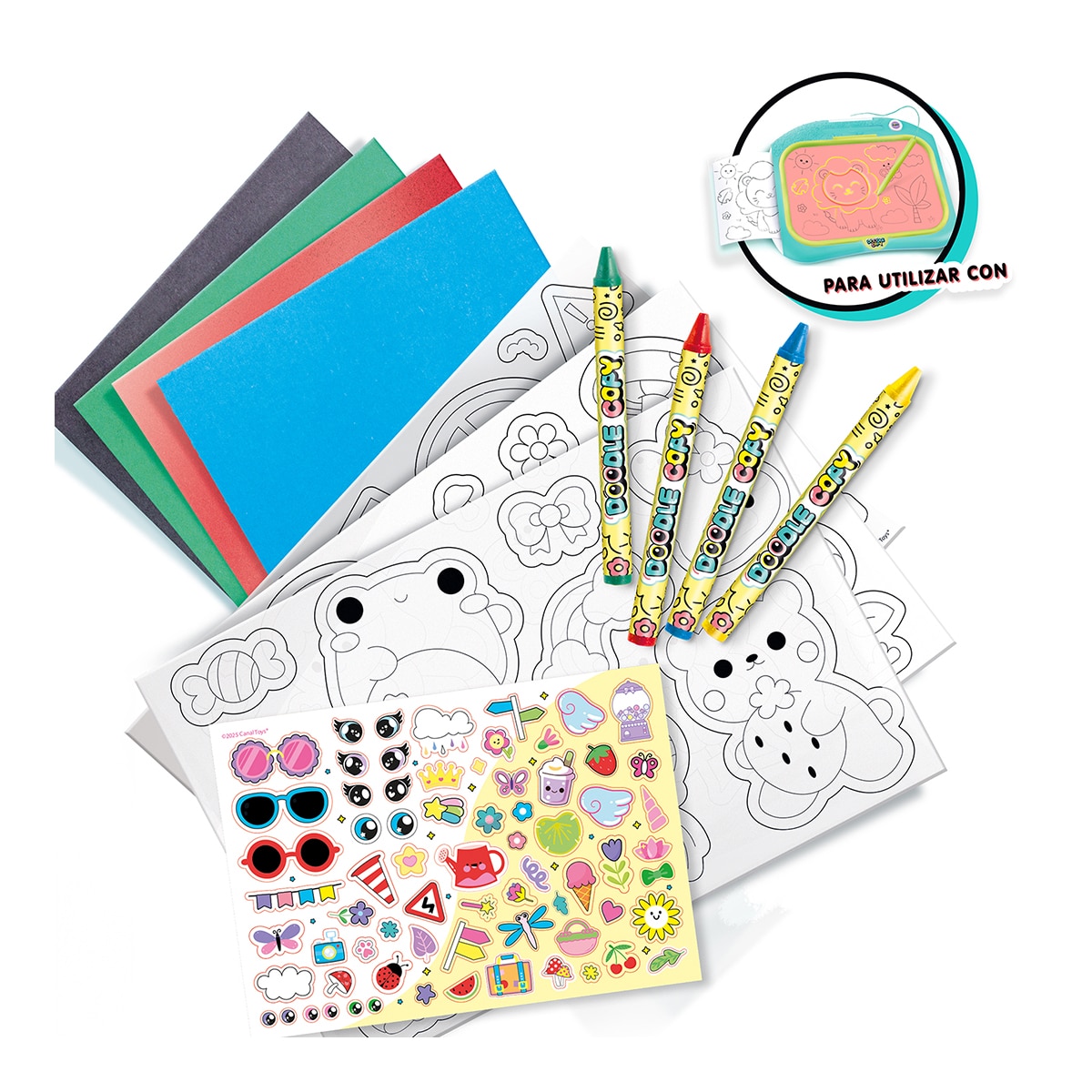 Pizarra Refill Kit Doodle Copy Canal Toys 6