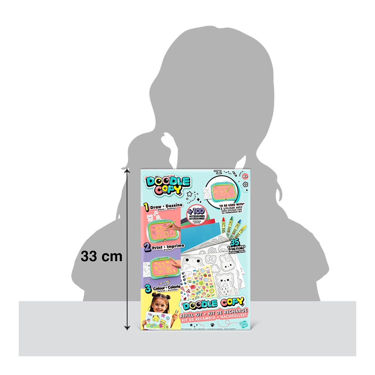 Pizarra Refill Kit Doodle Copy Canal Toys 7