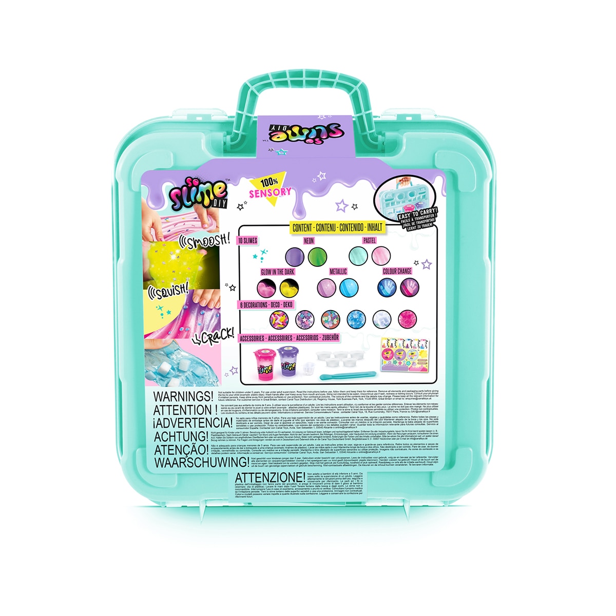 Maletín Slime Diy So Slime Canal Toys 6