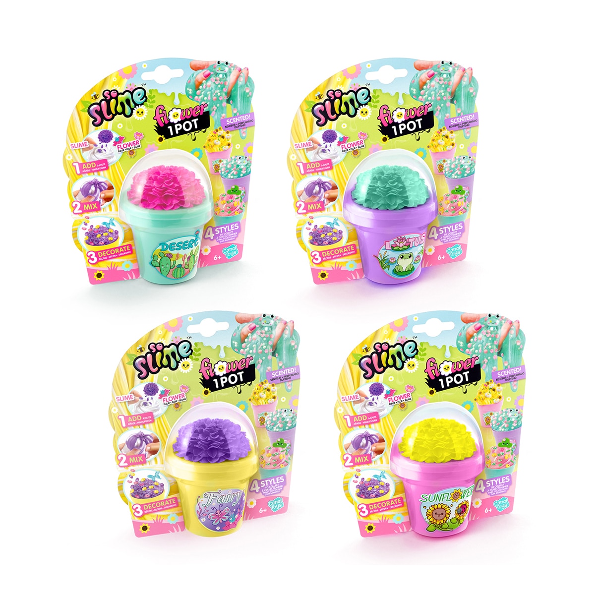 Imagen 0 de Slime Flower 1 Pot So Slime Canal Toys