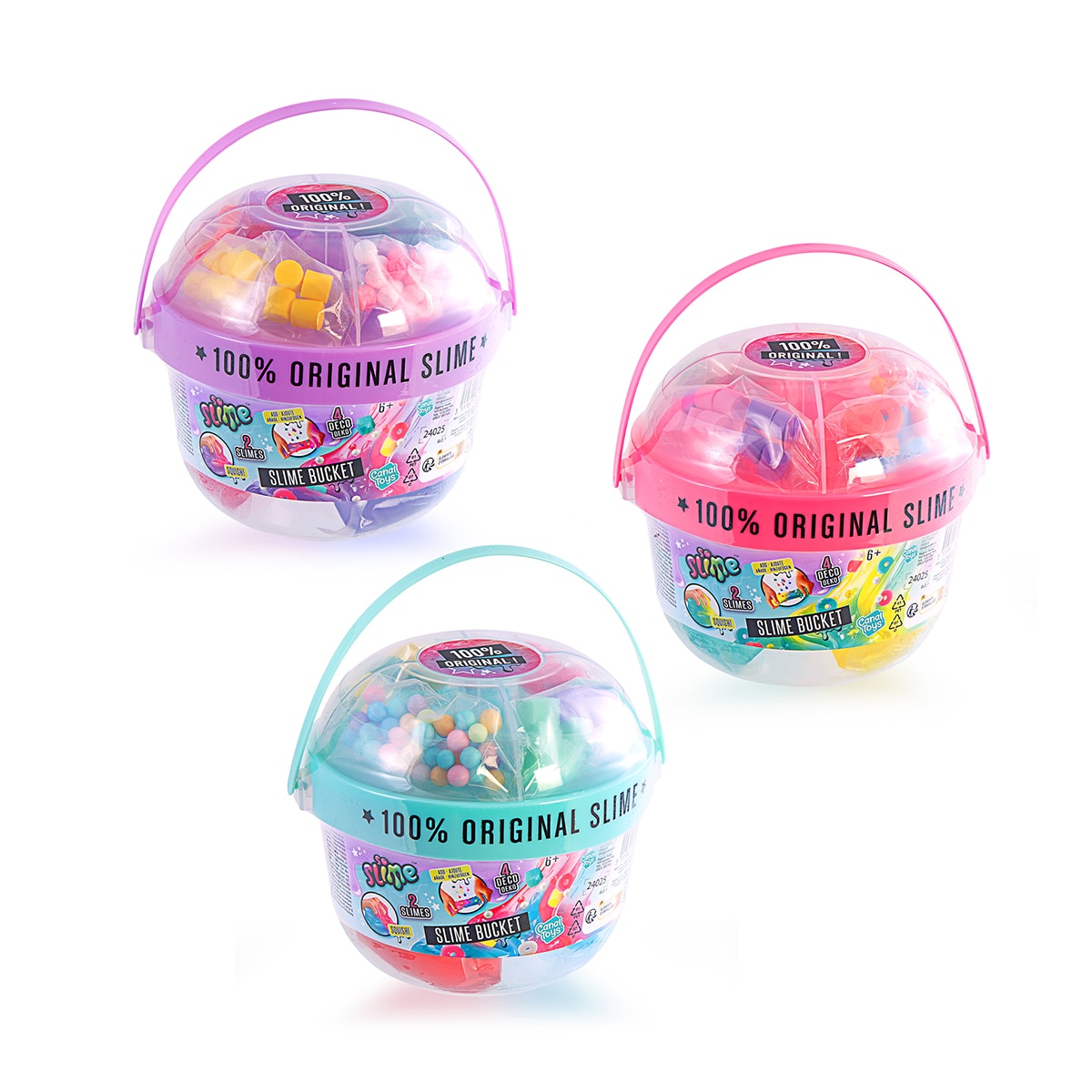 Imagen 0 de Slime Bucket With Decorations So Slime Canal Toys