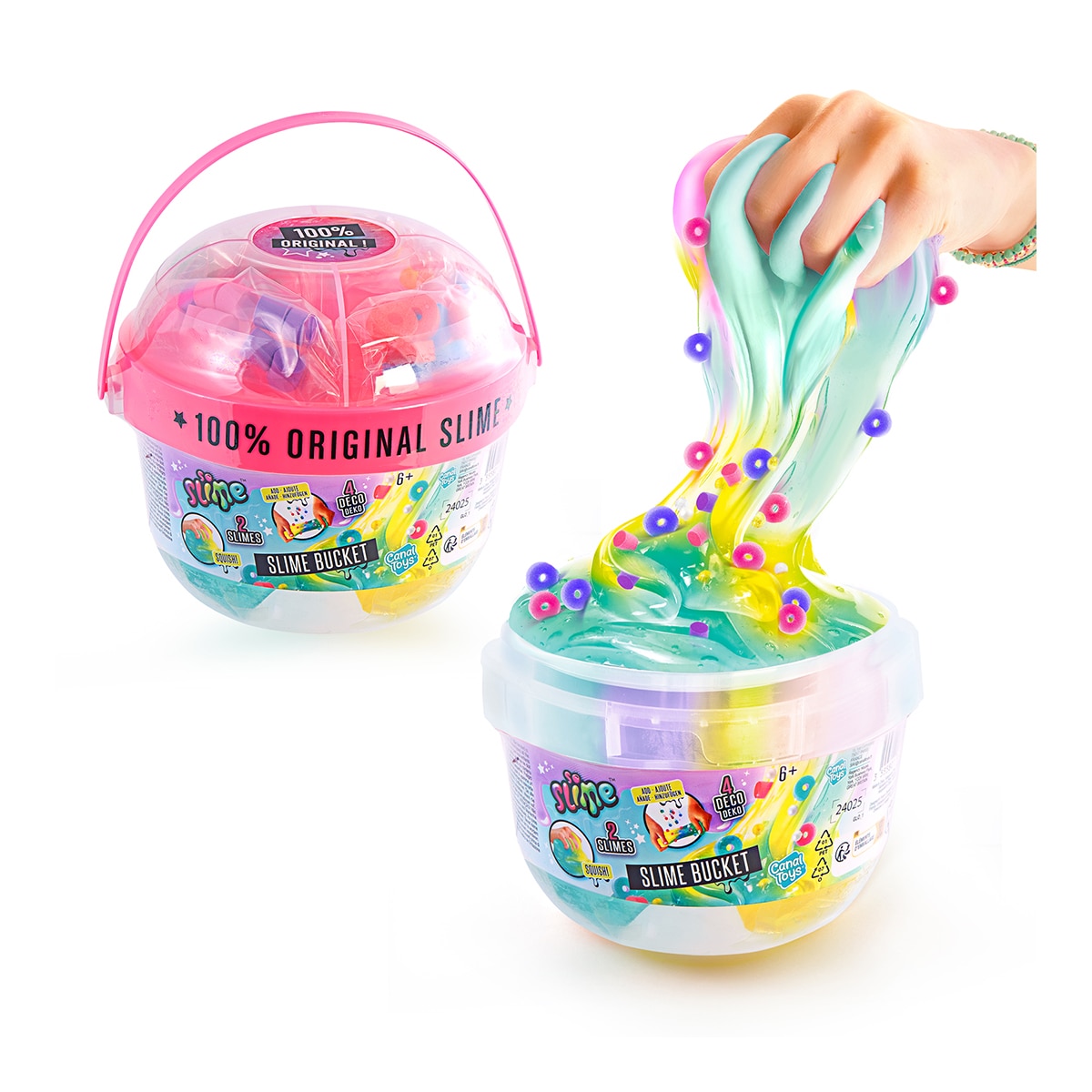 Slime Bucket With Decorations So Slime Canal Toys 2