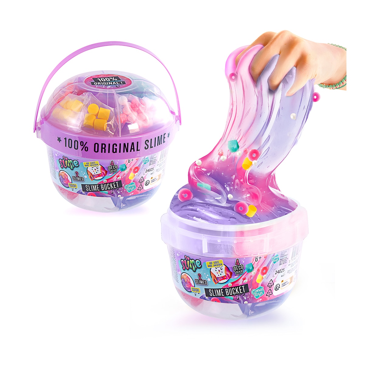 Slime Bucket With Decorations So Slime Canal Toys 3
