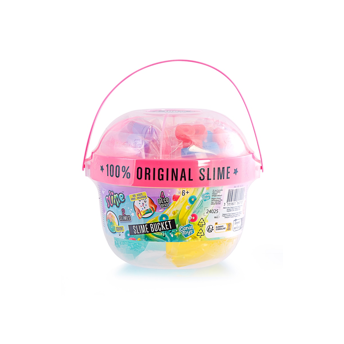 Slime Bucket With Decorations So Slime Canal Toys 9