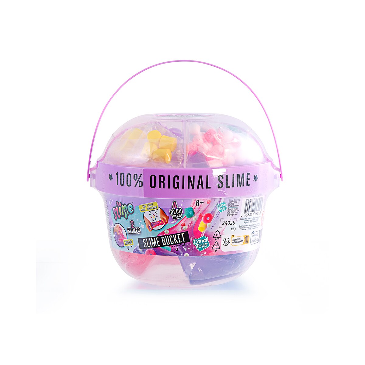 Slime Bucket With Decorations So Slime Canal Toys 10