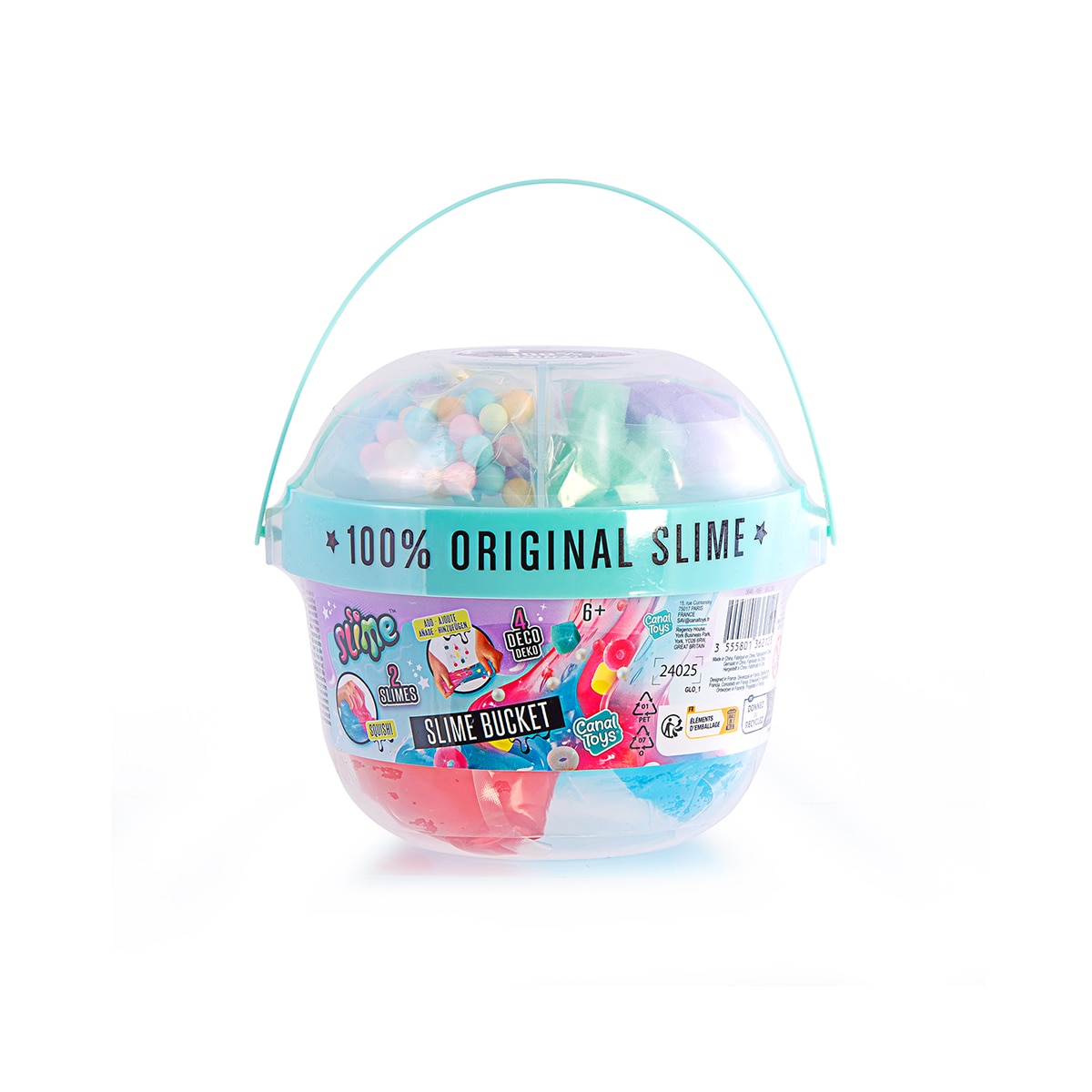 Slime Bucket With Decorations So Slime Canal Toys 11