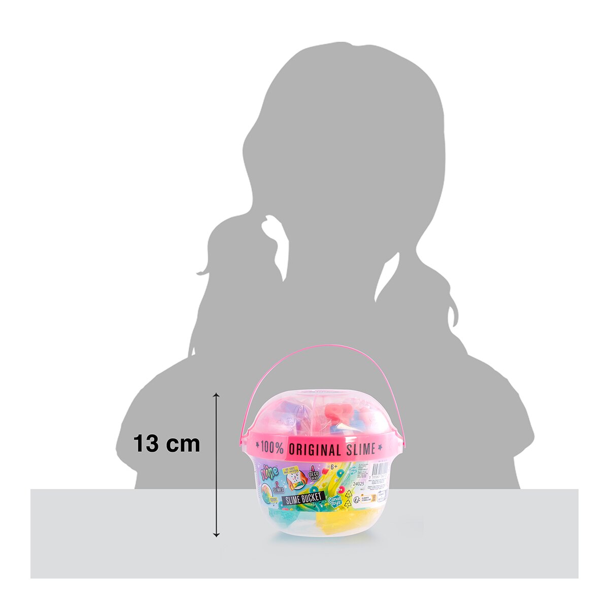 Slime Bucket With Decorations So Slime Canal Toys 12