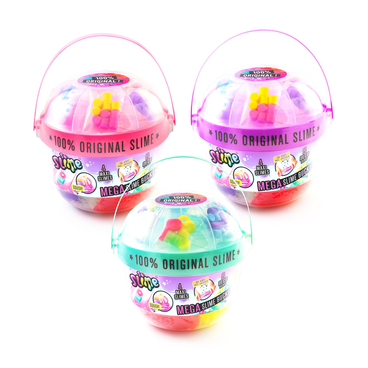 Imagen 0 de Slime Super Bucket With Decorations So Slime Canal Toys