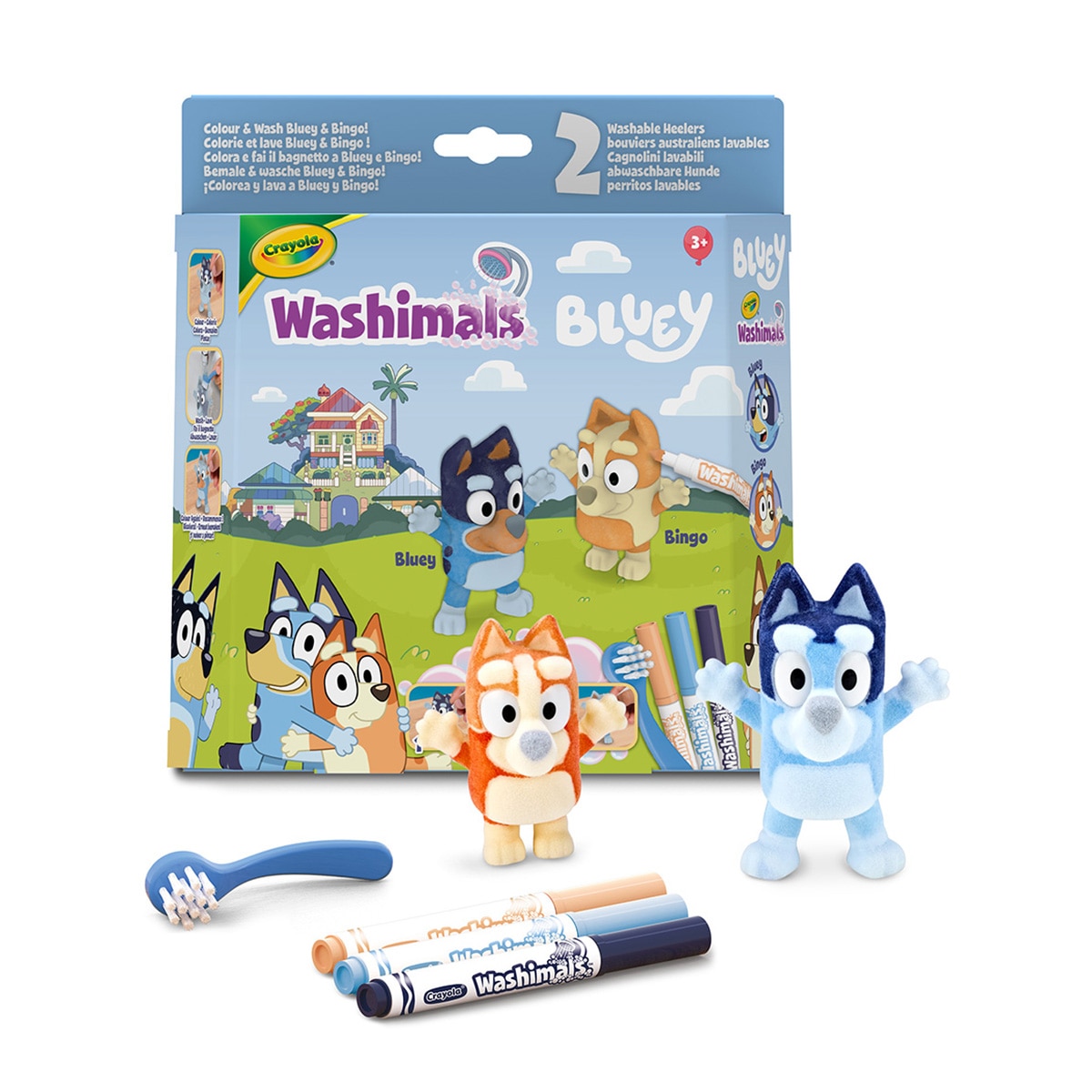 Imagen 0 de Washimals Bluey Set Bluey & Bingo Crayola