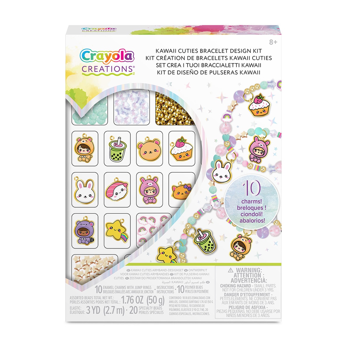 Imagen 0 de Creations Set Crea Pulseras Kawaii Crayola