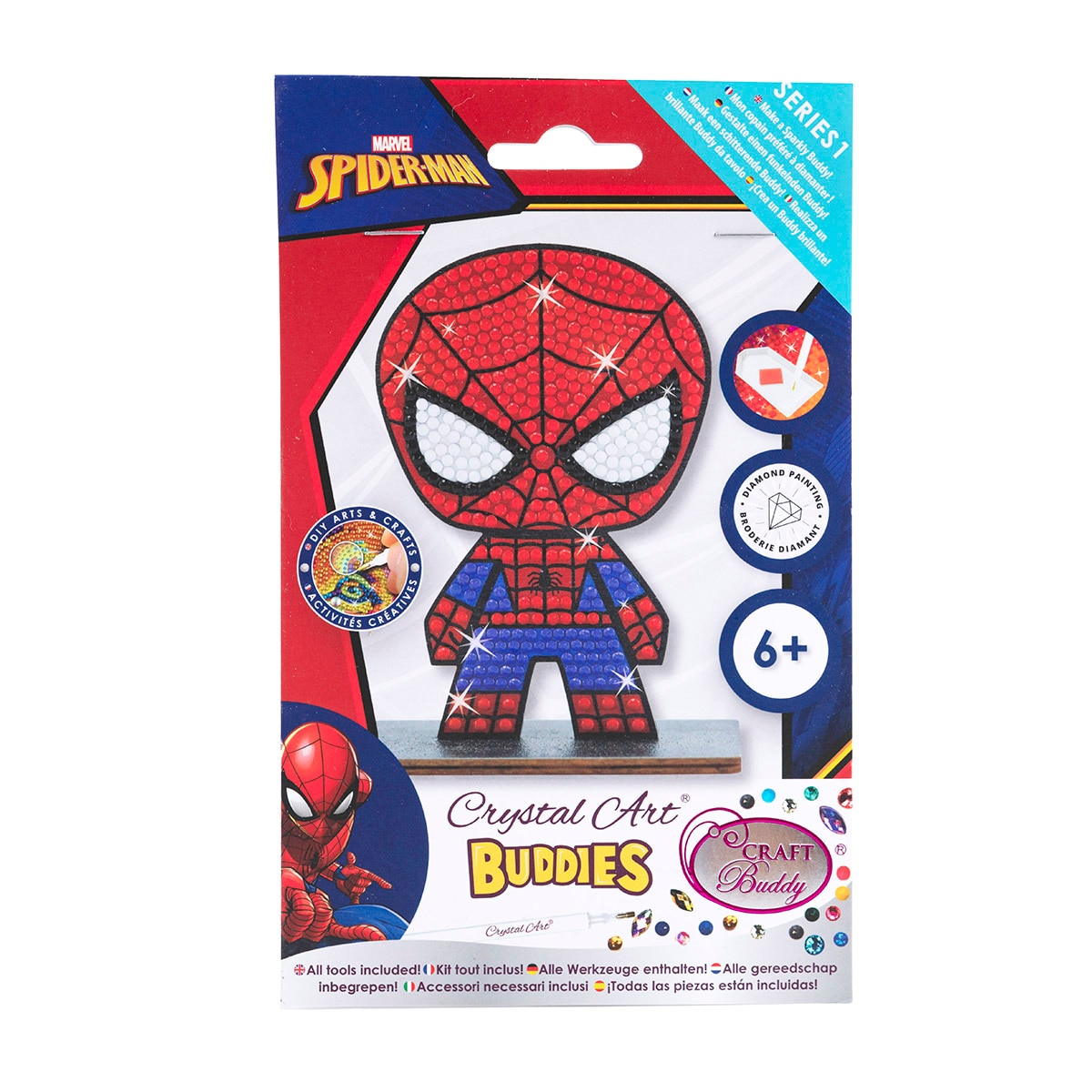Imagen 0 de Crystal Art Buddy Spiderman Crayola