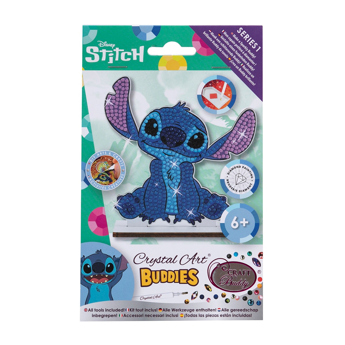 Imagen 0 de Crystal Art Buddy Stitch Crayola