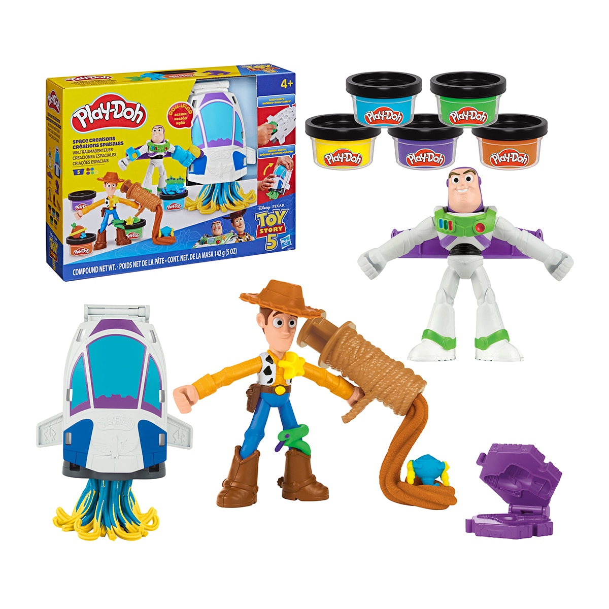 Imagen 0 de Manualidades Play-Doh Toy Story Creaciones espaciales Hasbro