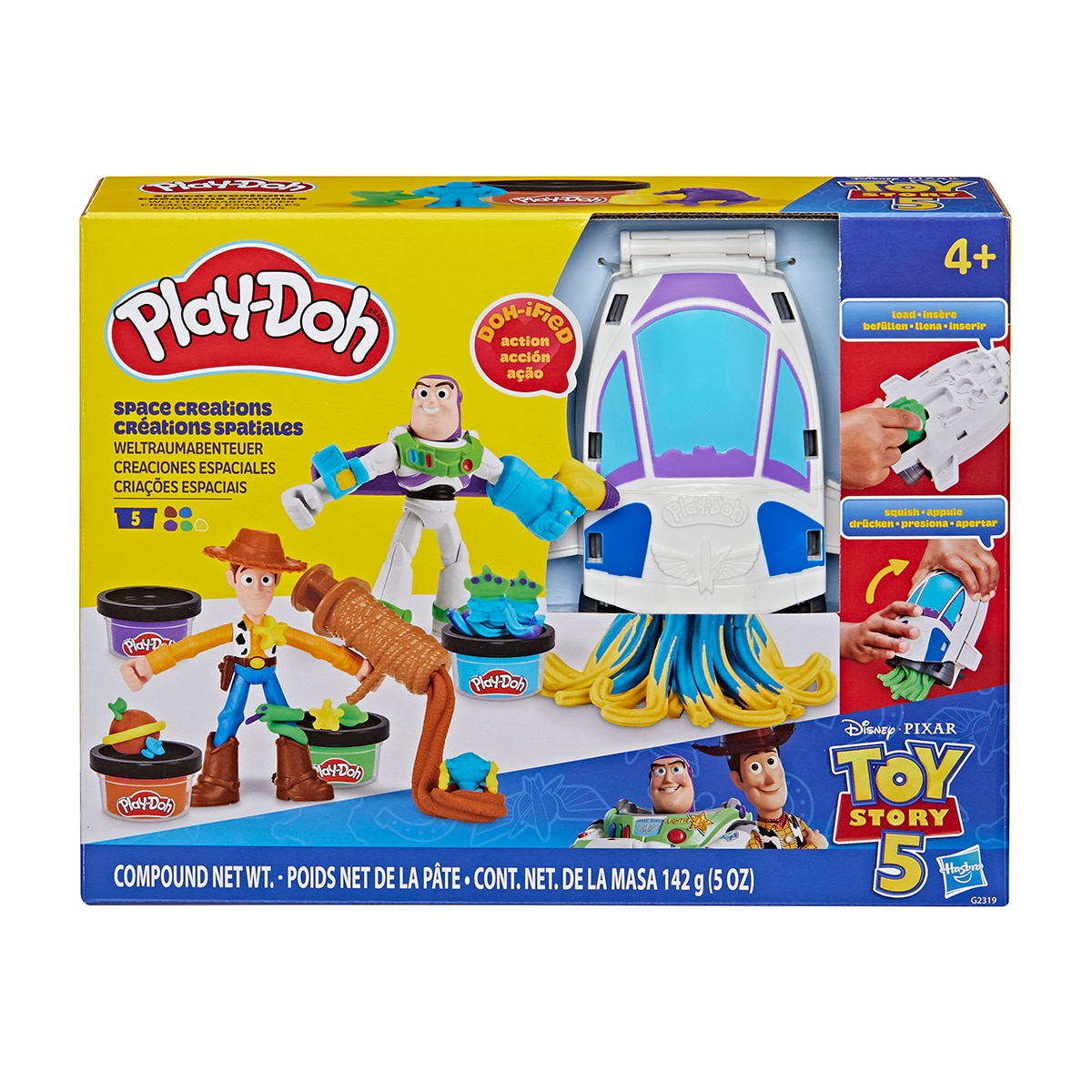 Manualidades Play-Doh Toy Story Creaciones espaciales Hasbro 2